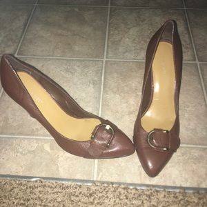 Brown Nine West Heels